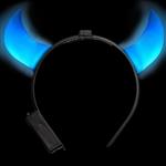 Halloween Haarband Blauw Duivel Met Licht