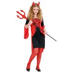 Halloween Jurk Rood Meisje Duivel