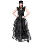 Halloween Jurk Zwart Dames Gothic