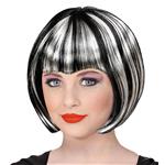 Zwart Witte Pruik Kind