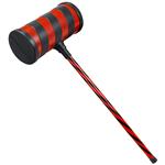 Rood Zwarte Nep Hamer 78cm