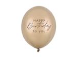 Happy Birthday Ballonnen Goud 30cm 50st