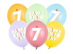 7 Jaar Ballonnen 30cm 6st