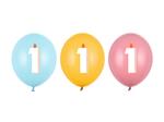 1 Jaar Ballonnen 30cm 50st