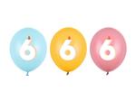 6 Jaar Ballonnen 30cm 50st