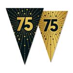 75 Jaar Slinger Goud Zwart 10m