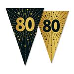 80 Jaar Slinger Goud Zwart 10m