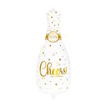 Bruiloft Helium Ballon Cahmpagne Bottle Leeg 73cm