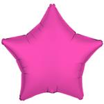 Ster Helium Ballon Neon Roze Leeg 48cm