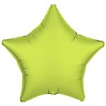Ster Helium Ballon Neon Geel Leeg 48cm