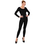 Zwarte Body Suit Dames Lang