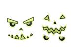 Pompoen Stickers Gel Glow In The Dark 2 delig