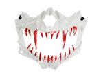 Halloween Masker Wit Schedel Tanden
