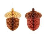 Honeycomb Acorns, 27cm, mix