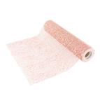 Rose Gouden Tafelloper Glitter 5m