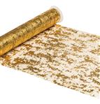 Gouden Tafelloper Shiny 5m