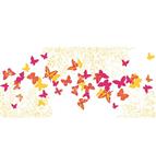 Vlinder Tafelloper Gekleurd 5m