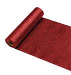 Rood Tafelloper Glitter 5m