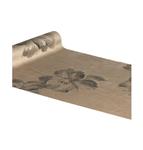 Bloemen Tafelloper Bruin 3m