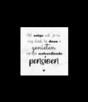 Pensioen Onderzetter 10cm