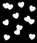 Hartjes Tafelconfetti Wit 14gr