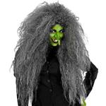 Halloween Pruik Grijs Dames Heks