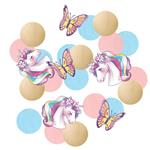 Unicorn Confetti Gekleurd 14,5cm