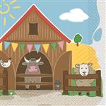 Boerderij Servetten Papier 33cm 16st