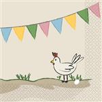 Boerderij Servetten 25cm 16st