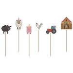 Boerderij Cupcake Toppers 6st