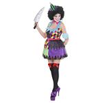 Halloween Jurk Gekleurd Dames Clown