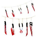 Halloween Slinger Bloederige Wapens 1,72m