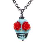 Halloween Ketting Gekleurd Schedel
