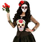Dia De Los Muertos Shirt Zwart Wit Dames