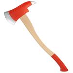 Brandweerman Nep Bijl 60cm