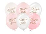 Hello Baby Ballonnen Roze 30cm 6st