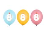 8 Jaar Ballonnen 30cm 50st