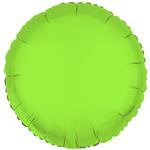 Neon Groene Helium Ballon Rond Leeg 43cm