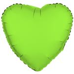 Hart Helium Ballon Neon Groen Leeg 43cm