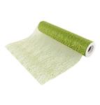 Groene Tafelloper Glitter 5m