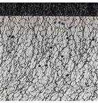 BLACK GLITTERED TABLE RIBBON 10CM X 5M