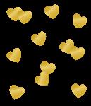 Hartjes Tafelconfetti Goud 14gr