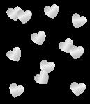 Hartjes Tafelconfetti Zilver 14gr