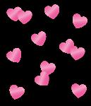 Hartjes Tafelconfetti Roze 14gr