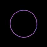 Roze Ketting Glow In The Dark 56cm