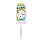 Party Popper Push Pop Paper Round Multicolor Pastel