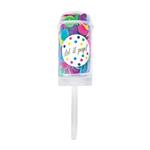 Party Popper Push Pop Paper Round Multicolor