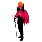Halloween Kostuum Rood Zwart Heren Enge Duivel