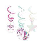 Unicorn Hangdecoratie 60cm 6 delig