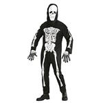 Halloween Kostuum Wit Zwart Heren Skelet